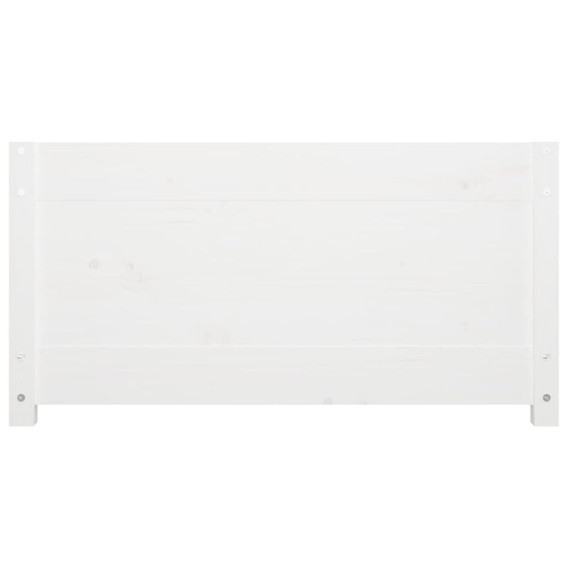 vidaXL fehér tömör fenyőfa kanapéágy 90 x 190 cm (Single)