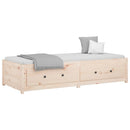 vidaXL Small Single tömör fenyőfa nappali ágy 75x190 cm