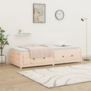vidaXL Small Single tömör fenyőfa nappali ágy 75x190 cm