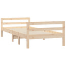 vidaXL tömör fenyőfa ágy matrac nélkül 90 x 200 cm