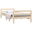 vidaXL tömör fenyőfa ágykeret matrac nélkül 90 x 190 cm