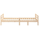 vidaXL tömör fenyőfa ágykeret matrac nélkül 90 x 190 cm