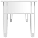 vidaXL tükrös szerelt fa és üveg dohányzóasztal 106 x 45 x 45 cm
