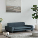 vidaXL sötétszürke szövet kutyaágy 90 x 53 x 30 cm