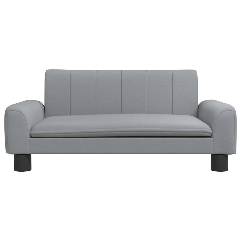 vidaXL világosszürke szövet kutyaágy 70 x 45 x 30 cm