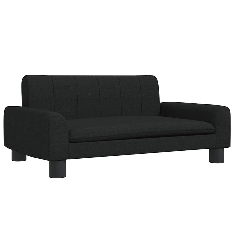 vidaXL fekete szövet kutyaágy 70 x 45 x 30 cm