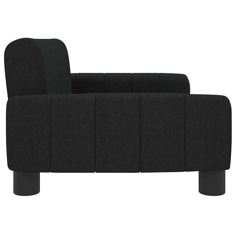 vidaXL fekete szövet kutyaágy 70 x 45 x 30 cm