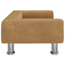 vidaXL barna bársony kutyaágy 70 x 45 x 26,5 cm