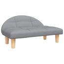 vidaXL világosszürke szövet kutyaágy 70 x 52 x 30 cm