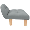 vidaXL világosszürke szövet kutyaágy 70 x 52 x 30 cm