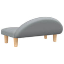 vidaXL világosszürke szövet kutyaágy 70 x 52 x 30 cm