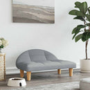 vidaXL világosszürke szövet kutyaágy 70 x 52 x 30 cm