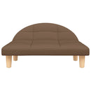 vidaXL barna szövet kutyaágy 70 x 52 x 30 cm