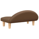 vidaXL barna szövet kutyaágy 70 x 52 x 30 cm