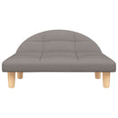 vidaXL tópszínű szövet kutyaágy 70 x 52 x 30 cm