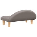 vidaXL tópszínű szövet kutyaágy 70 x 52 x 30 cm