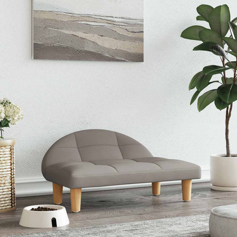 vidaXL tópszínű szövet kutyaágy 70 x 52 x 30 cm