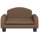 vidaXL barna szövet kutyaágy 50 x 40 x 30 cm