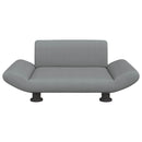 vidaXL világosszürke szövet kutyaágy 70 x 45 x 28 cm