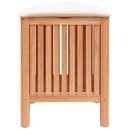 vidaXL tömör diófa fürdőszobai ülőke 40,5 x 40 x 52 cm