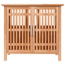 vidaXL tömör diófa mosdószekrény 66 x 29 x 61,5 cm