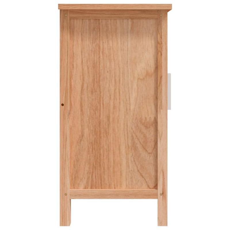 vidaXL tömör diófa mosdószekrény 66 x 29 x 61,5 cm