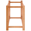 vidaXL tömör diófa bortartó 12 palackhoz