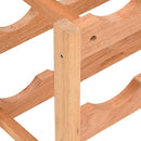 vidaXL tömör diófa bortartó 12 palackhoz