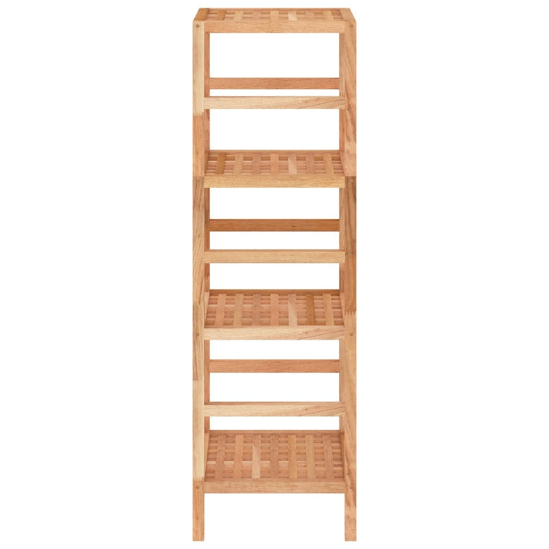 vidaXL tömör diófa fürdőszobapolc 35,5 x 35,5 x 112,5 cm