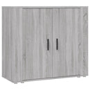 vidaXL szürke sonoma színű szerelt fa tálalószekrény 80x33x70 cm