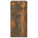 vidaXL füstös tölgy színű szerelt fa tálalószekrény 80x33x70 cm