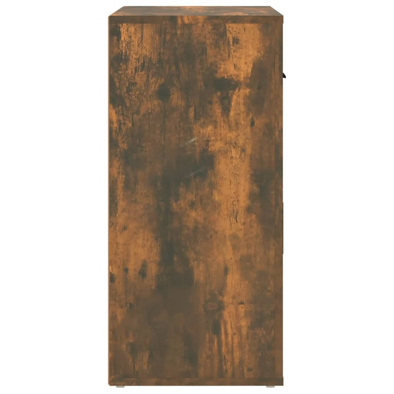 vidaXL füstös tölgy színű szerelt fa tálalószekrény 80x33x70 cm