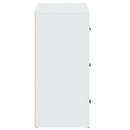 vidaXL fehér szerelt fa tálalószekrény 80 x 33 x 70 cm