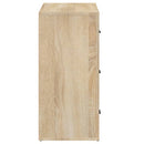 vidaXL sonoma tölgy színű szerelt fa tálalóasztal 80x33x70 cm