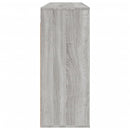 vidaXL szürke sonoma színű szerelt fa faliszekrény 80x33x80 cm