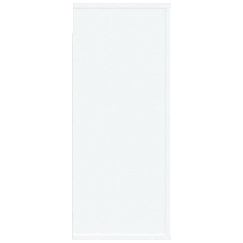 vidaXL fehér szerelt fa faliszekrény 80x33x80 cm