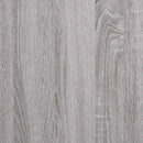 vidaXL szürke sonoma színű szerelt fa faliszekrény 80x33x80 cm