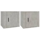 vidaXL 2 db betonszürke éjjeliszekrény 50x39x47 cm
