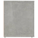 vidaXL 2 db betonszürke éjjeliszekrény 50x39x47 cm