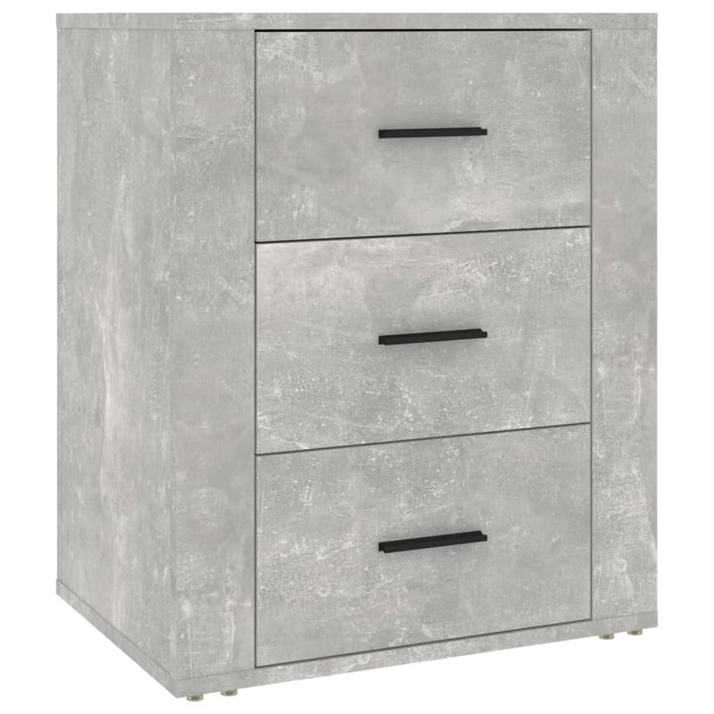 vidaXL betonszürke szerelt fa éjjeliszekrény 50 x 36 x 60 cm