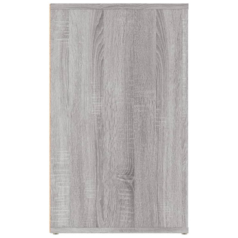 vidaXL szürke sonoma színű szerelt fa éjjeliszekrény 50 x 36 x 60 cm