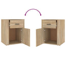 vidaXL sonoma tölgy színű szerelt fa éjjeliszekrény 50 x 36 x 60 cm