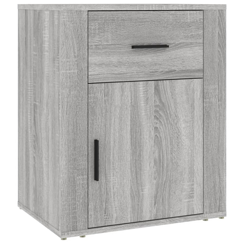 vidaXL szürke sonoma színű szerelt fa éjjeliszekrény 50 x 36 x 60 cm