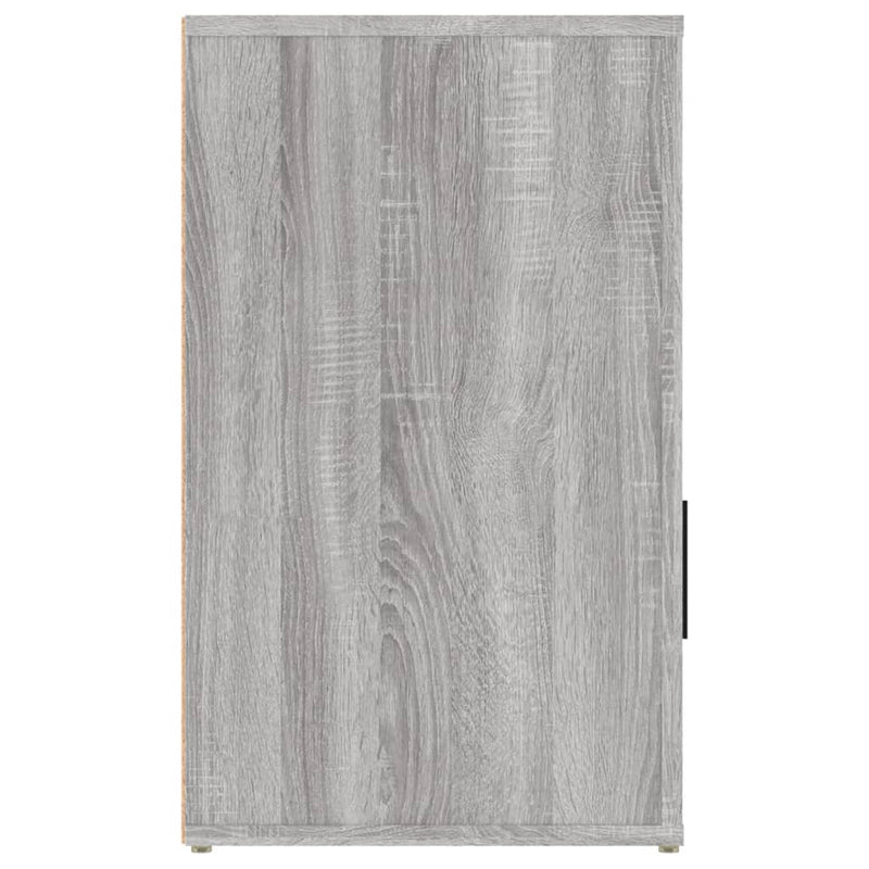 vidaXL szürke sonoma színű szerelt fa éjjeliszekrény 50 x 36 x 60 cm