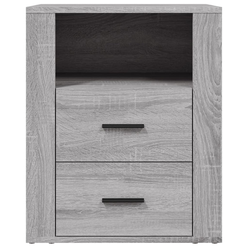 vidaXL szürke sonoma színű szerelt fa éjjeliszekrény 50 x 36 x 60 cm