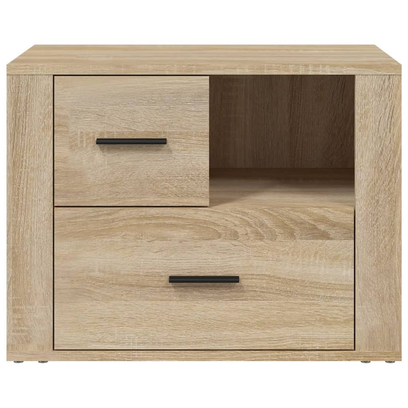 vidaXL sonoma tölgy színű szerelt fa éjjeliszekrény 60 x 36 x 45 cm