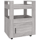 vidaXL szürke sonoma szerelt fa zsúrkocsi 60 x 45 x 80 cm