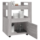 vidaXL szürke sonoma szerelt fa zsúrkocsi 60 x 45 x 80 cm