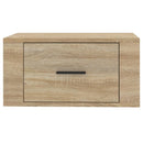 vidaXL 2 db sonoma tölgy falra szerelhető éjjeliszekrény 50x36x25 cm