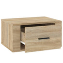 vidaXL 2 db sonoma tölgy falra szerelhető éjjeliszekrény 50x36x25 cm